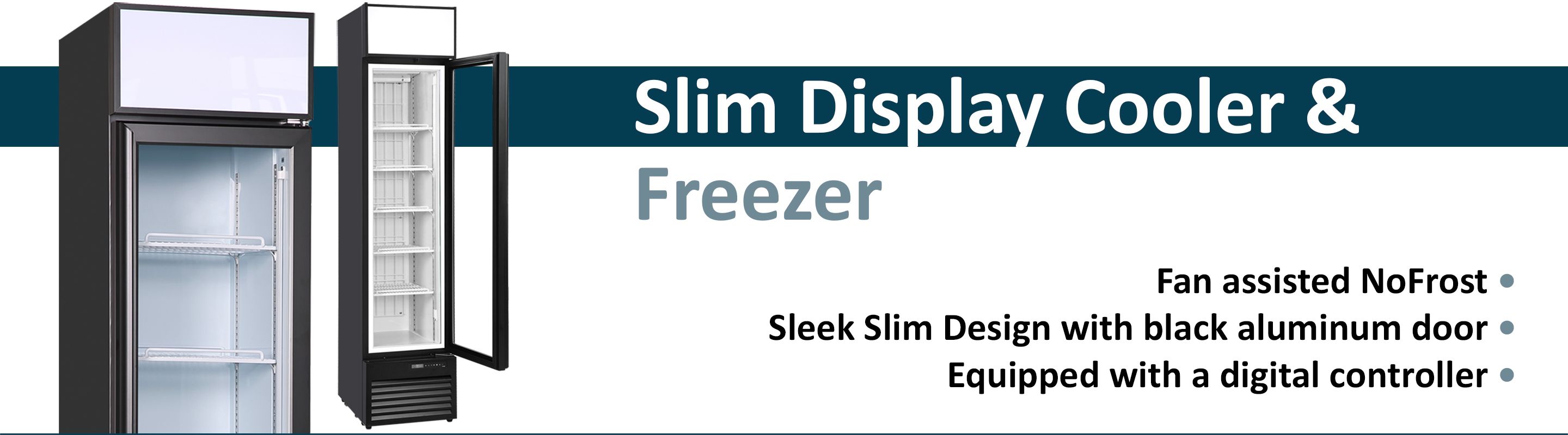 Slim Display Cooler & Freezer